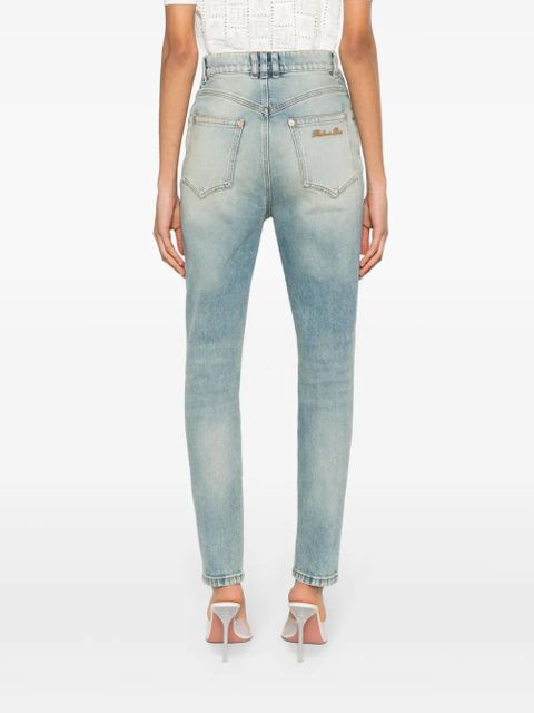 Balmain mid-rise skinny jeans - Blue