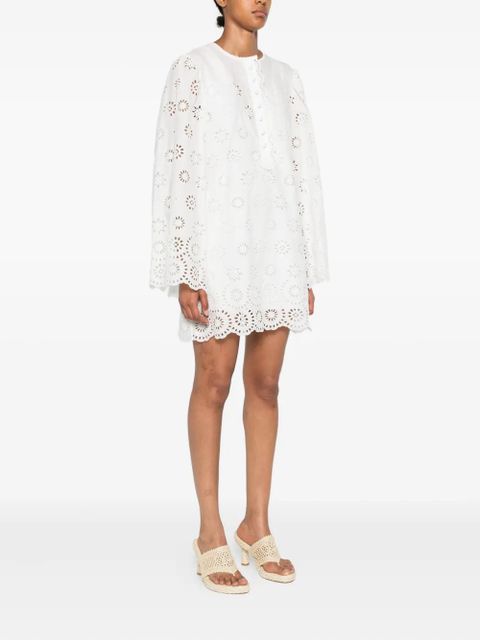 Chloé cotton voile mini dress - White