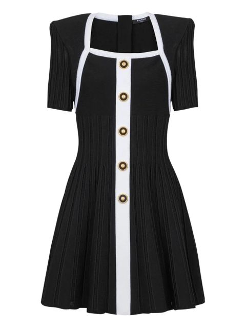 Balmain knitted mini dres - Black - zdjęcie produktu nr 1