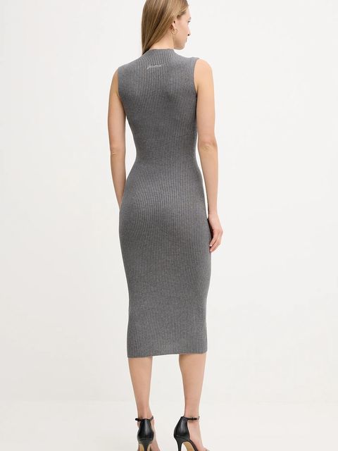 Guess sukienka JULIA kolor szary maxi dopasowana W5BK23 Z3OW2