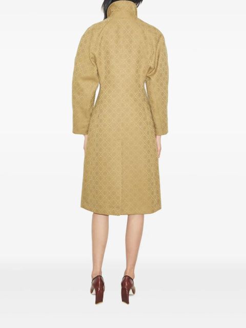Tory Burch T-monogram jacquard trench coat - Brown - zdjęcie produktu nr 2