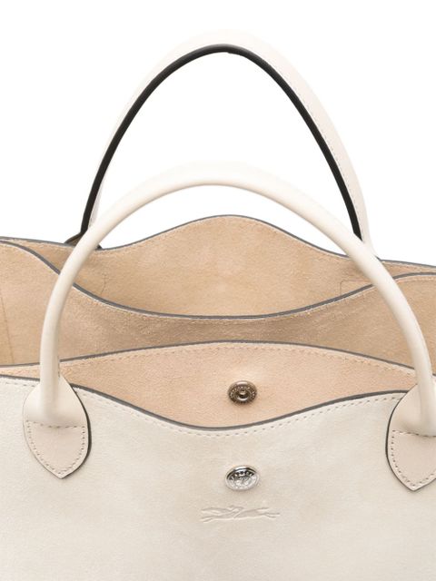 Longchamp medium Cabas suede tote bag - Neutrals