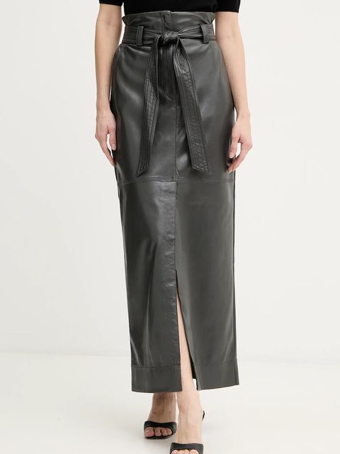 BOSS Orange spódnica C Vacaro kolor szary maxi prosta 50552363 - zdjęcie produktu nr 1