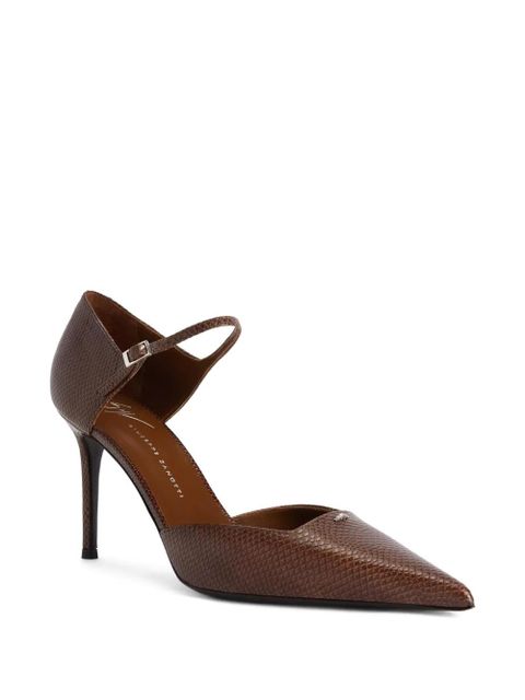 Giuseppe Zanotti 85mm Raquel D'Orsay pumps - Brown - zdjęcie produktu nr 2