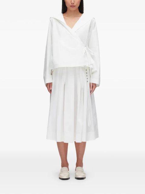 3.1 Phillip Lim collar tie blouse - White