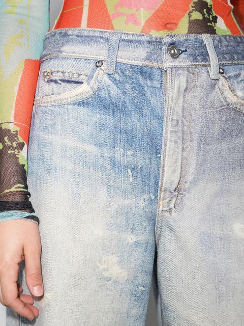 OUR LEGACY distressed-effect boyfriend jeans - Blue - zdjęcie produktu nr 2