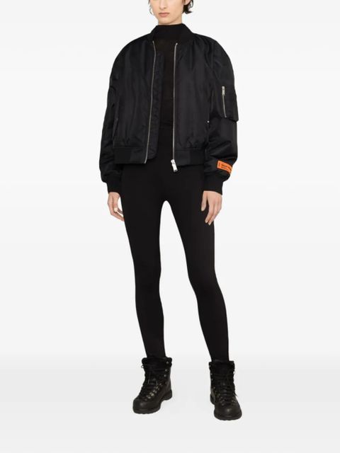 Moncler Grenoble elastic-waistband leggings - Black - zdjęcie produktu nr 2