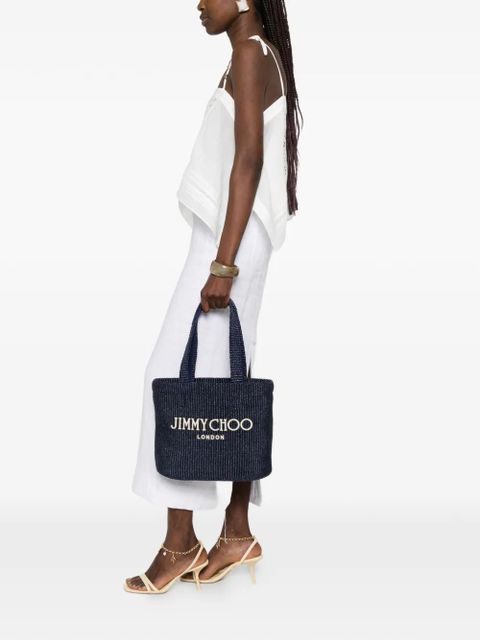 Jimmy Choo logo tote bag - Blue - zdjęcie produktu nr 2