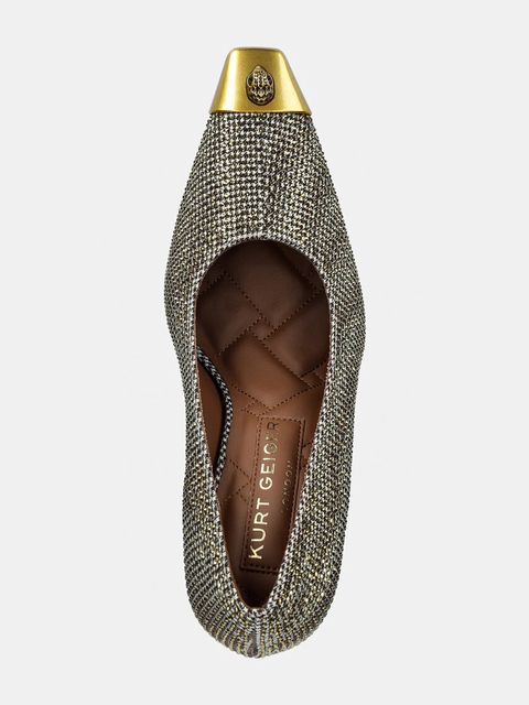 Kurt Geiger London szpilki Regent Court kolor beżowy 3448449609