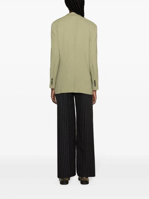 AMI Paris single-breasted textured blazer - Green - zdjęcie produktu nr 2
