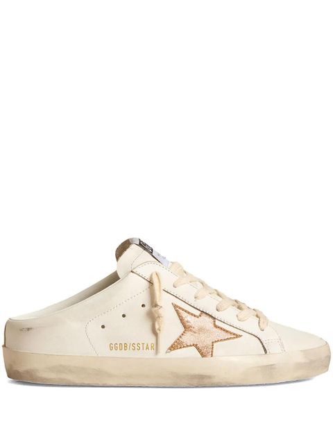 Golden Goose Super-Star sabot leather sneakers - White - zdjęcie produktu nr 1