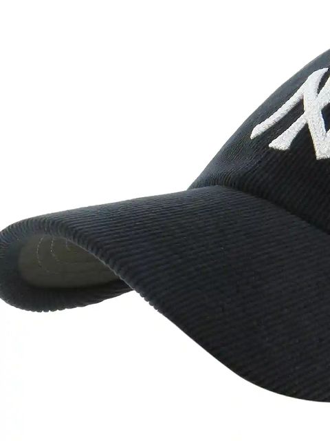 47 brand czapka z daszkiem sztruksowa MLB New York Yankees kolor czarny B-TCDCU17IWS-BK