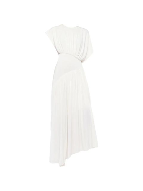 Rabanne textured ruched asymmetric dress - White - zdjęcie produktu nr 1
