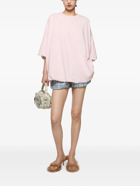 Acne Studios logo-patch oversized T-shirt - Pink - zdjęcie produktu nr 2