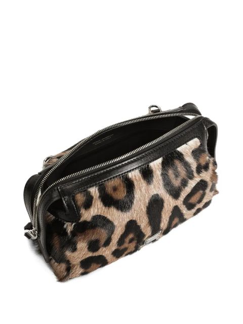 Dolce & Gabbana Vittoria leopard-print mini tote bag - Brown - zdjęcie produktu nr 2