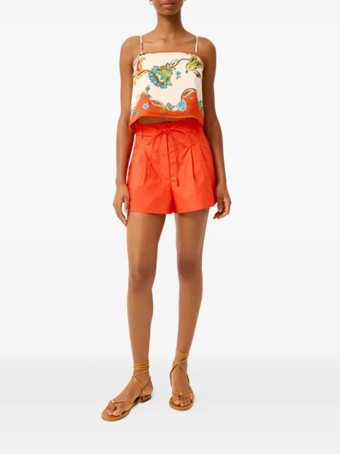 Marie Oliver drawstring pleated tailored shorts - Orange - zdjęcie produktu nr 2