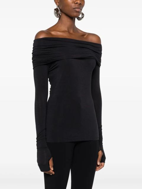 MANURÍ Amara blouse - Black - zdjęcie produktu nr 2