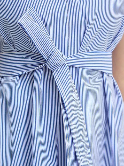 Answear.LAB sukienka kolor biały midi rozkloszowana