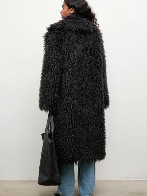 Answear.LAB płaszcz kolor czarny