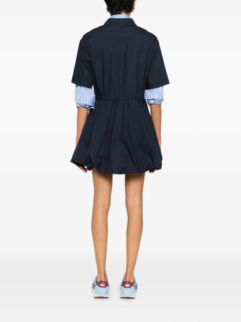 Maje drawstring mini dress - Blue