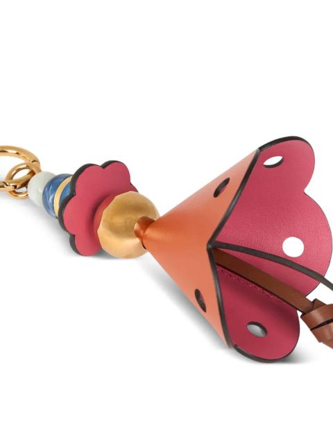 ETRO flower marbles leather charm bag - Orange - zdjęcie produktu nr 2