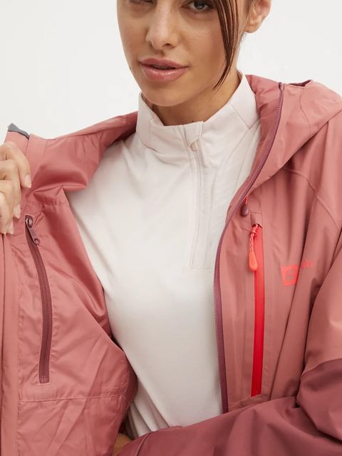Jack Wolfskin kurtka outdoorowa Eagle Peak 2L kolor różowy A61825