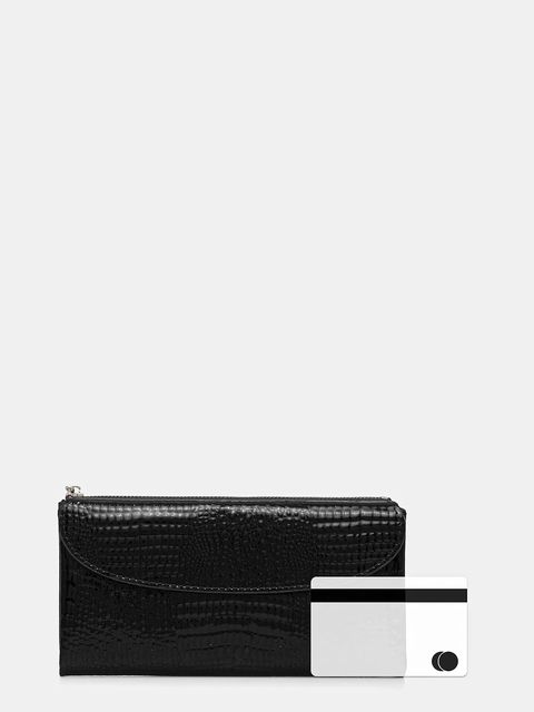 Answear.LAB portfel skórzany damski kolor czarny