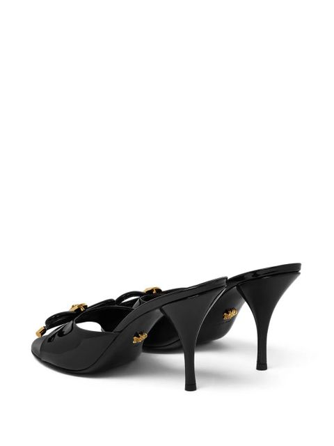 Versace 85mm Opera Bow mules - Black