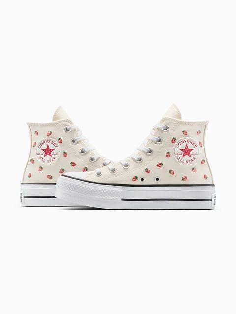 Converse trampki Chuck Taylor All Star Lift kolor beżowy A14934C