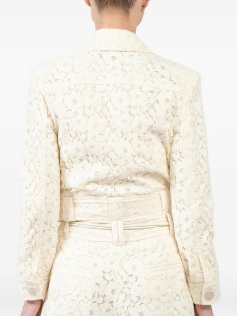 ZIMMERMANN cotton-blend lace jacket - Neutrals