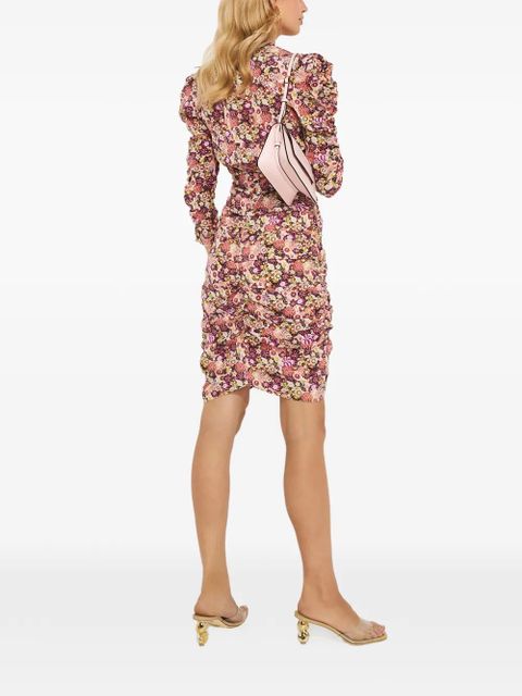 ISABEL MARANT floral-print mini dress - Pink