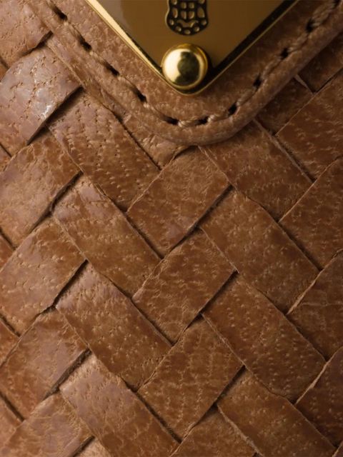 Prada 75mm leather heeled pumps - Brown