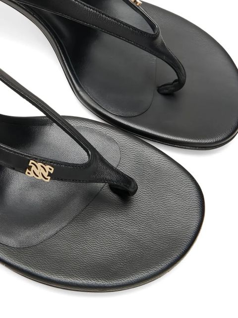 Casadei Chic Julia leather sandals - Black