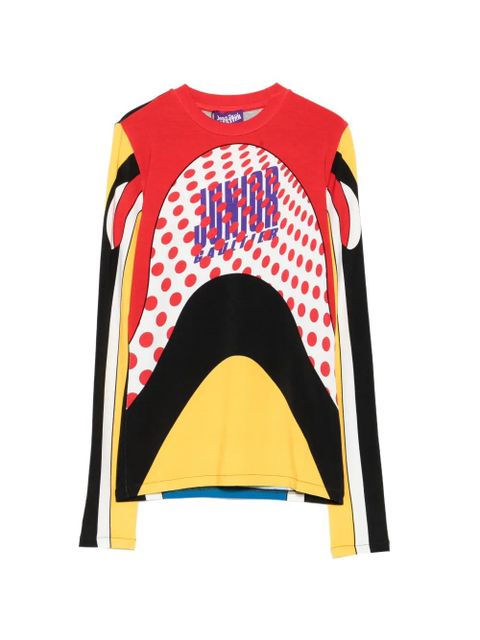 Jean Paul Gaultier Body Map long-sleeve top - Red - zdjęcie produktu nr 1