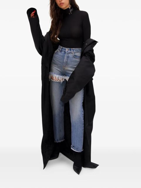 AREA hooded duster - Black