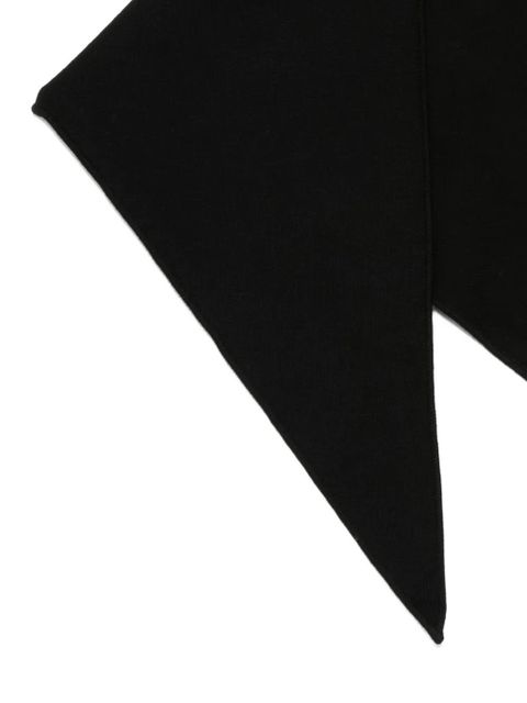 TOTEME triangle scarf - Black - zdjęcie produktu nr 2