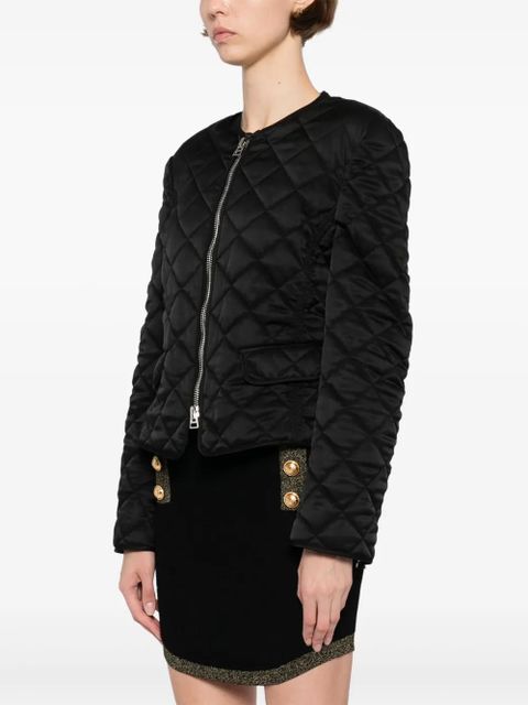 TOM FORD zip-up puffer jacket - Black