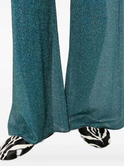 Oséree Lumiere metallic trousers - Blue