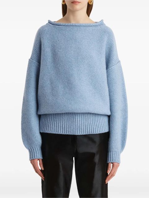 KHAITE Jonte sweater - Blue