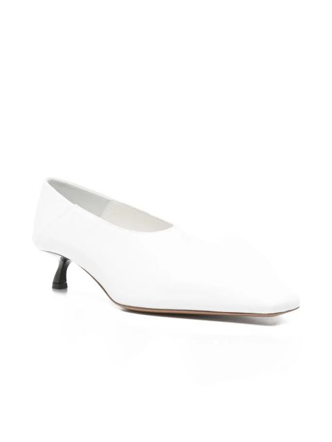 Sportmax square-toe pumps - White - zdjęcie produktu nr 2