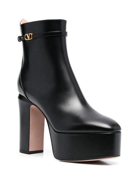 Valentino Garavani 120mm Tan-Go platform ankle boots - Black - zdjęcie produktu nr 2