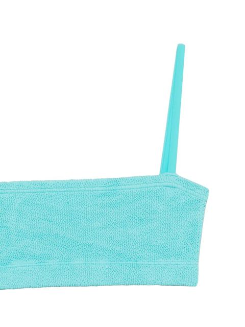 Hunza G square-neck bikini - Blue