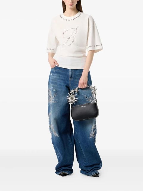 Blumarine embellished jeans - Blue