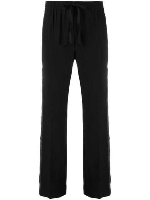 Zadig&Voltaire side-stripe drawstring trousers - Black - zdjęcie produktu nr 1