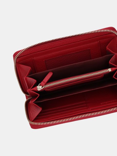 Coccinelle portfel skórzany damski kolor czerwony E2 MW5 11 32 01