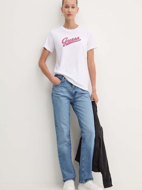Guess Jeans jeansy damskie high waist W4YA98 D5CC5 - zdjęcie produktu nr 2