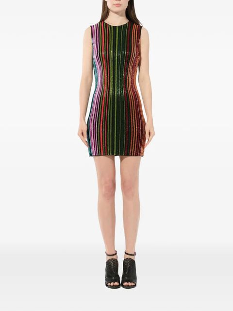 Balmain striped mini dress - Black - zdjęcie produktu nr 1
