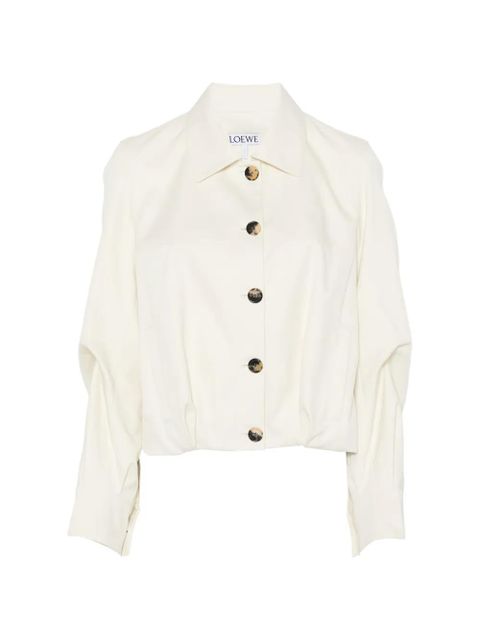 LOEWE button-fastening jacket - Neutrals - zdjęcie produktu nr 1