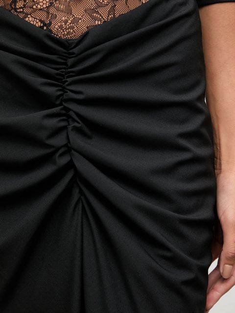 Answear.LAB spódnica kolor szary midi prosta - zdjęcie produktu nr 2