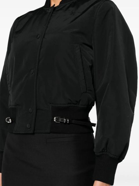 Givenchy buckle-detail bomber jacket - Black